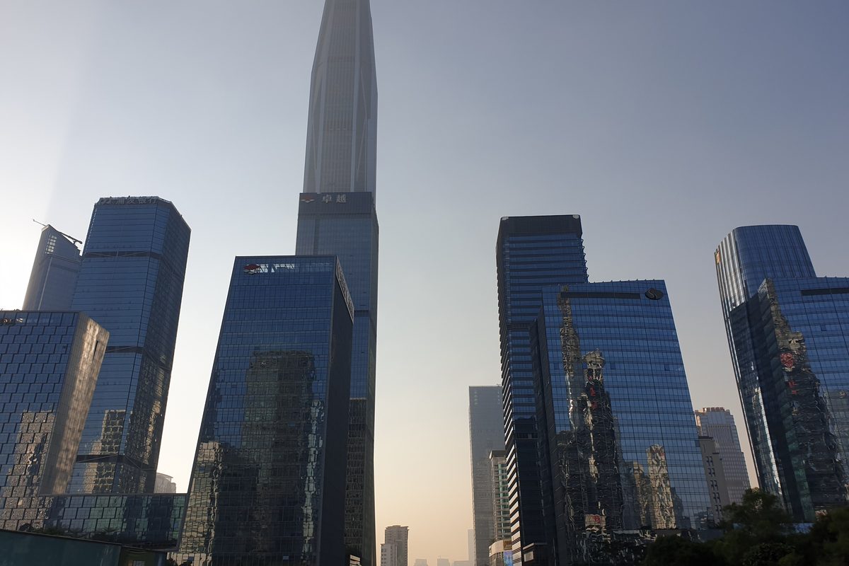 Shenzhen skyline with Ping An Finance Centre